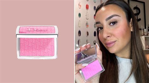 diorshow blush|dior blush with flushed cheeks.